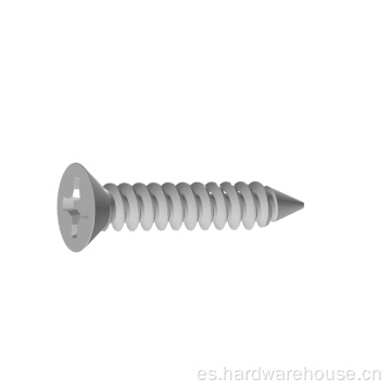 Head Flat Self -Tapping 304 Redonda de acero inoxidable